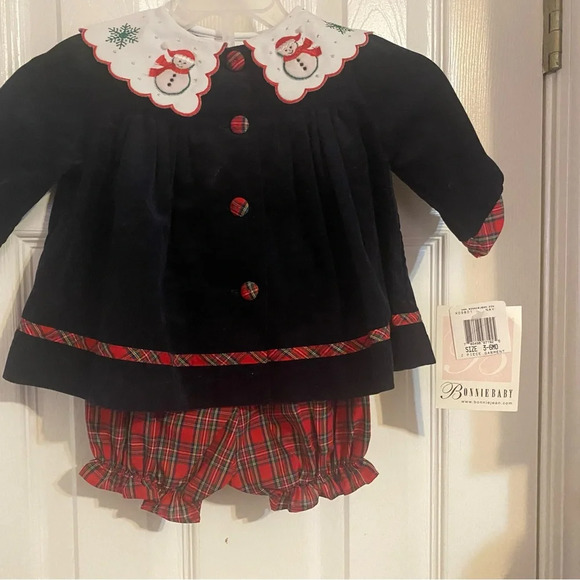 NWT Bonnie Baby Holiday Diaper Set - Picture 4 of 10